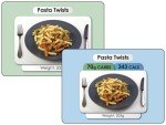 Carbs & Cals Flashcards for Diabetic Dieting