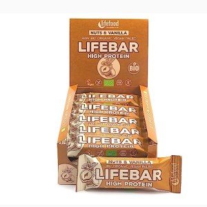 Lifefood Lifebar: 20% Protein Vanilla Nut Bars