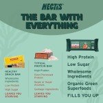 NECTIS Blueberry Lemon Vegan Protein Bars - 8 Count