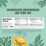 NECTIS Blueberry Lemon Vegan Protein Bars - 8 Count