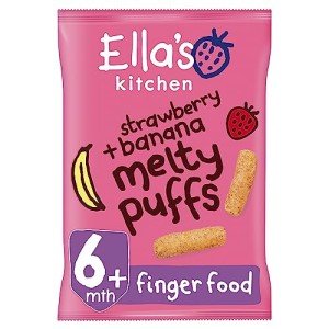 Ella's Kitchen Organic Strawberry Banana Snack Puffs