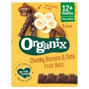 Banana & Date Chunky Fruit Bars - 6 Pack