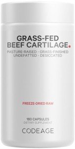 Grass Fed Beef Cartilage Supplement - 180 Capsules