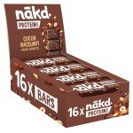 Nākd. Vegan Protein Cacao Hazelnut Bars - 16 Pack