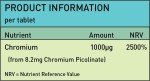Chromium Picolinate 1000µg for Appetite Control