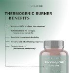 Natural Thermogenic Fat Burner – Vegan Formula, 120 Capsules