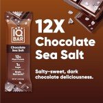 Chocolate Sea Salt Protein Bars - Keto & Vegan