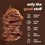Chocolate Sea Salt Protein Bars - Keto & Vegan
