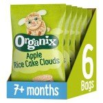 Organix Apple Rice Cake Clouds - 6 Pack