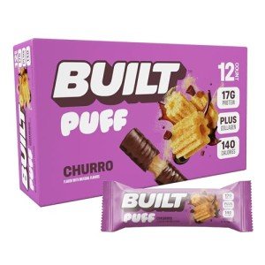 Churro Puff Built Bar 12-Pack - Low Carb Snack