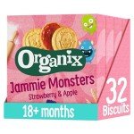 Organix Strawberry & Apple Organic Biscuit Multipack