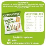 Kiddylicious Veggie Straws - Healthy Kids' Snack Pack