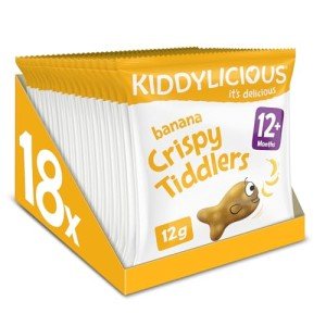 Kiddylicious Banana Tiddlers - Healthy Snack for Kids
