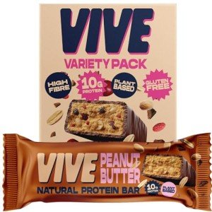 Vive Natural High Protein Vegan Snack Bars - 5 Pack