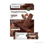 Dark Chocolate Almond Protein Bars - Plant-Based, Low Carb
