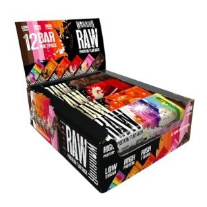 Warrior RAW Protein Flapjack Variety Pack - 12 Bars