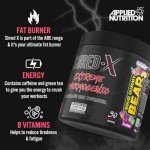 Applied Nutrition Shred X Fat Burner - ABE All Blak Everything Fat Burner, Thermo Weight Management (300g - 30 Servings) (Strawberry Kiwi)