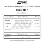 Naked WHEY 1LB 100% Grass Fed Unflavored Whey Protein Powder - US Farms, Only 1 Ingredient, Undenatured - No GMO, Soy or Gluten - No Preservatives - Promote Muscle Growth and Recovery - 15 Servings