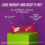 SlimFast Snack Bar, Low Calorie Snack, Strawberry Choc Flavour, 30 x 25 g Multipack