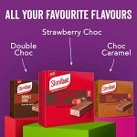 SlimFast Snack Bar, Low Calorie Snack, Strawberry Choc Flavour, 30 x 25 g Multipack