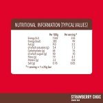 SlimFast Snack Bar, Low Calorie Snack, Strawberry Choc Flavour, 30 x 25 g Multipack