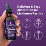 Leefy Organics Immunity Defense Blend - Organic, Fast Absorbing, Superfood Supplement to Support Immune System, Cold and Flu Relief I 2 Oz