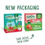 GoGo squeeZ Apple Strawberry Fruit Smoothie Pouches