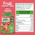 GoGo squeeZ Apple Strawberry Fruit Smoothie Pouches