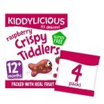 Kiddylicious Raspberry Crispy Tiddlers for Kids