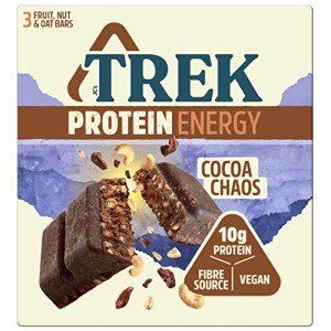 TREK Cocoa Chaos High Protein Energy Bars 36 Pack