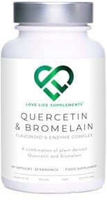 Quercetin & Bromelain Antioxidant Supplement - 60 Capsules