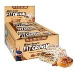 FITCRUNCH Cinnamon Twist Protein Snack Bars - 9 Pack