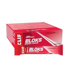 Strawberry CLIF Bar BLOKS Energy Chews - 18 Pack