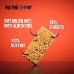 High Protein Nut-Free Cherry Flapjack Bars - 12 Pack