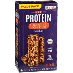 Protein Peanut Butter & Chocolate Chewy Bars – 30 Pack