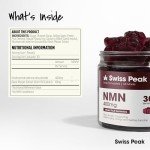 Swiss Peak NMN Vegan Gummies – 400mg, 30 Count