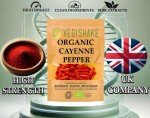 Organic Cayenne Pepper Fat Burner Tablets - 400 Caps