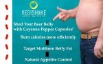 Organic Cayenne Pepper Fat Burner Tablets - 400 Caps