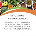 Keto Living Sugar Control - Berberine & Chromium Supplement