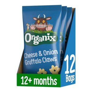 Healthy Cheese & Onion Snack Puffs for Toddlers