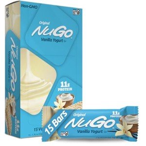 NuGo All-Natural Vanilla Yogurt Nutrition Bars - 15 Pack
