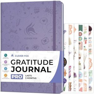 Clever Fox Gratitude Journal - 3 Month Happiness Planner