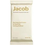 Jacob Bar Vanilla Protein Bars - 20g Grass-Fed Protein