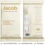 Jacob Bar Vanilla Protein Bars - 20g Grass-Fed Protein