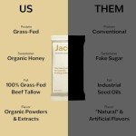 Jacob Bar Vanilla Protein Bars - 20g Grass-Fed Protein