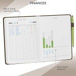Wellness Daily Planner and Gratitude Journal (Brown)