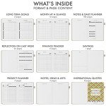 Wellness Daily Planner and Gratitude Journal (Brown)
