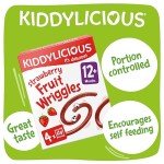 Kiddylicious Strawberry Wriggles - Fruity Kids' Snack