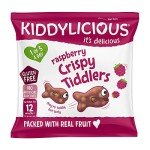 Raspberry Crispy Tiddlers - Healthy Fruit Snack