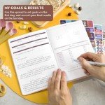 Rose Gold Wellness Planner & Food Journal